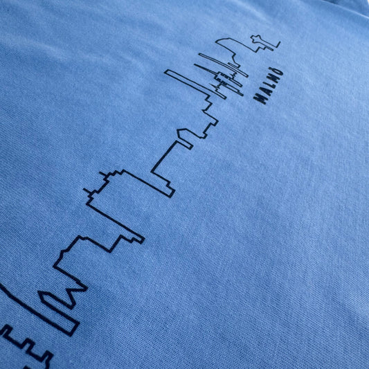 Skyline - T-shirt - Himmelsblå