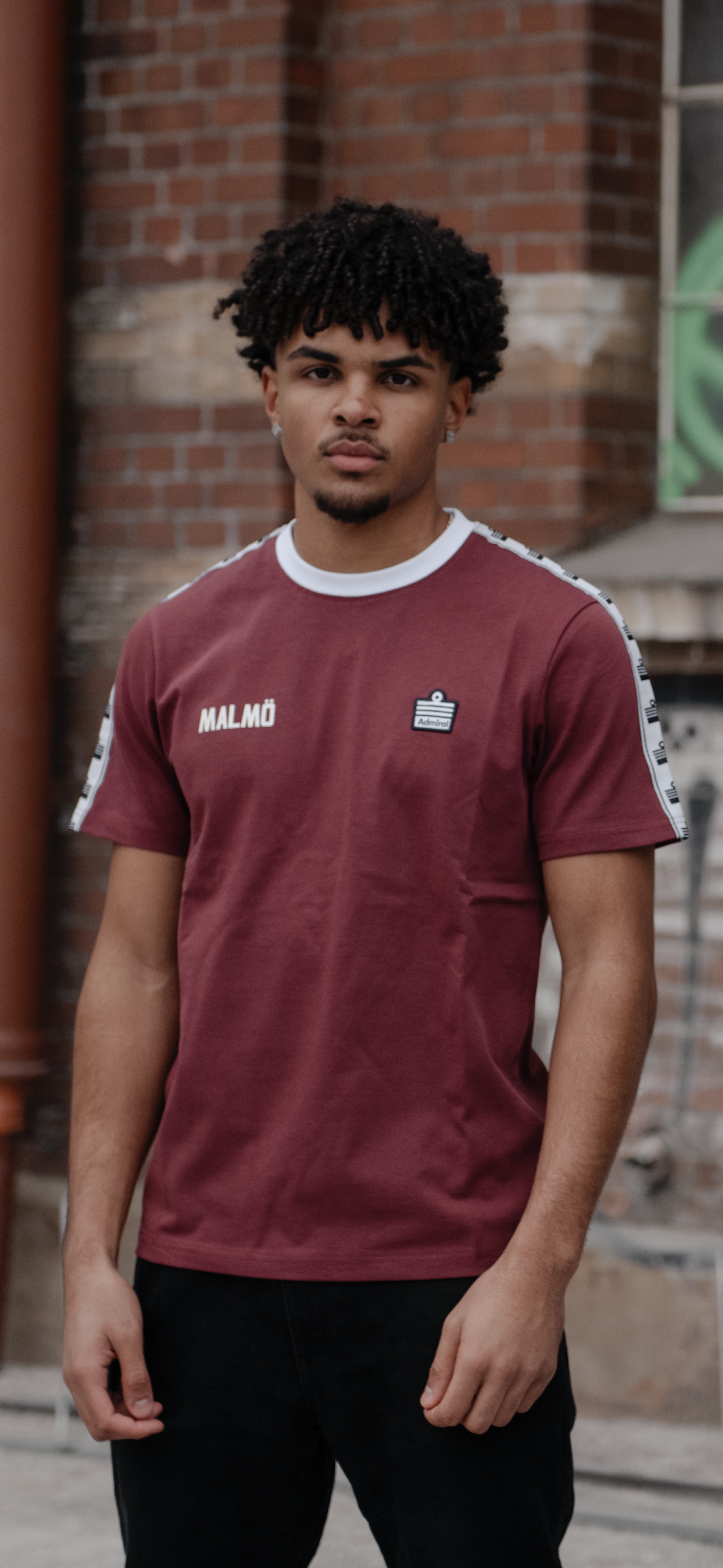Admiral - T-shirt - Burgundy