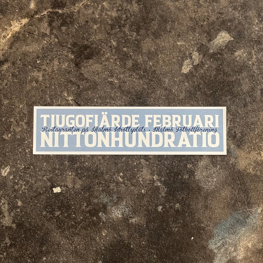 Tjugofjärde februari - Klibba