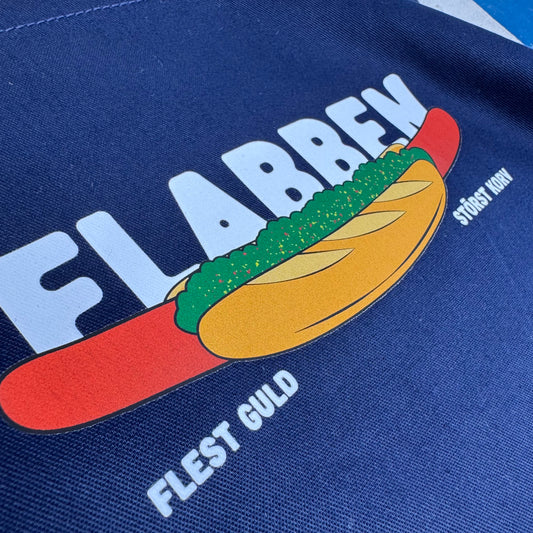 FLABBEN - Förkläde - Navy/korv
