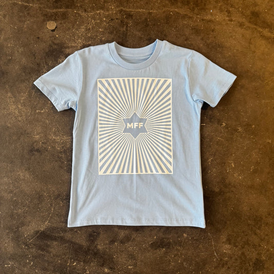 Strålande - Barn T-Shirt - Himmelsblå