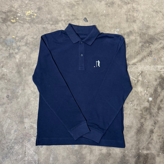 Bosse - Långärmad Piké - Navy