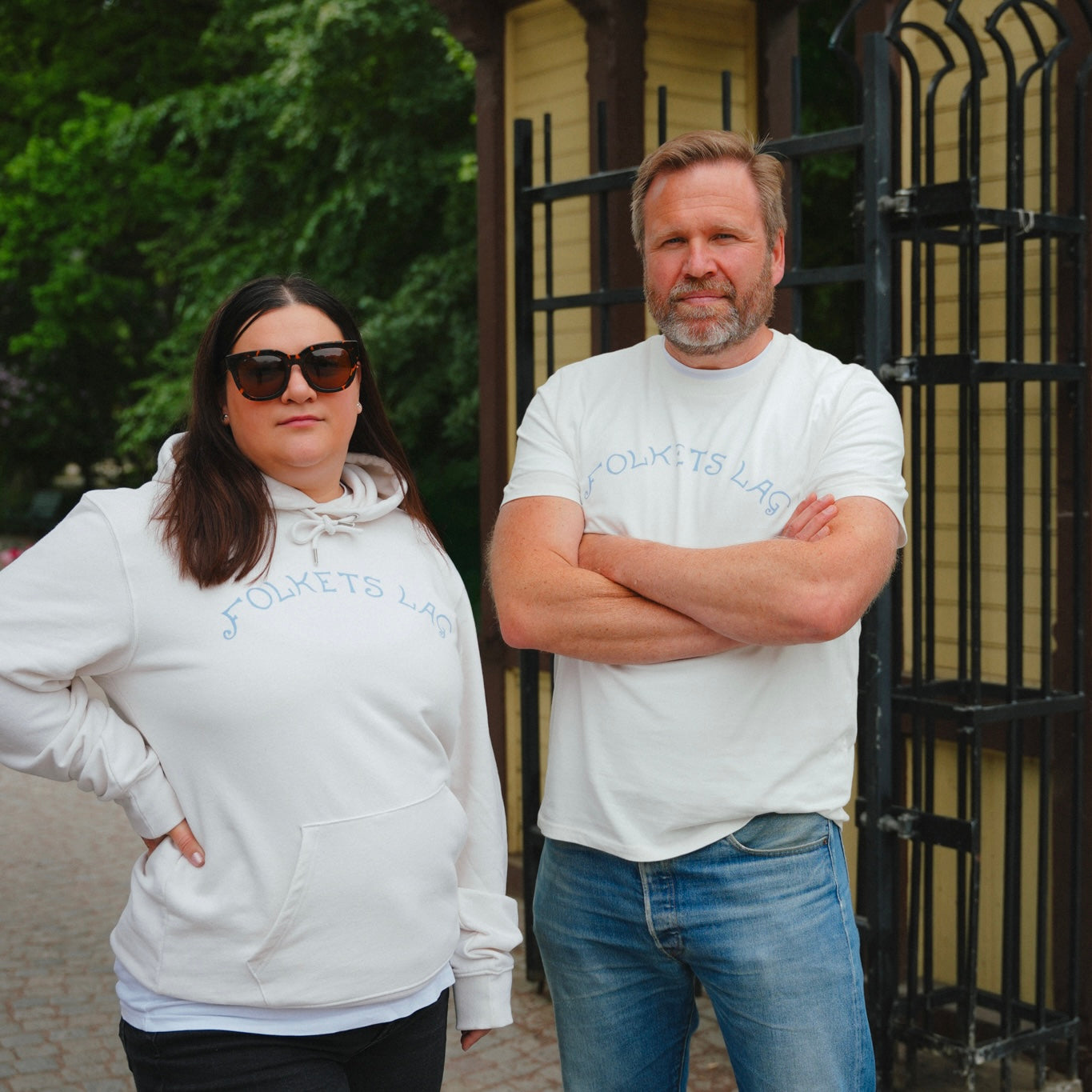 Folkets Lag - T-shirt - Off White