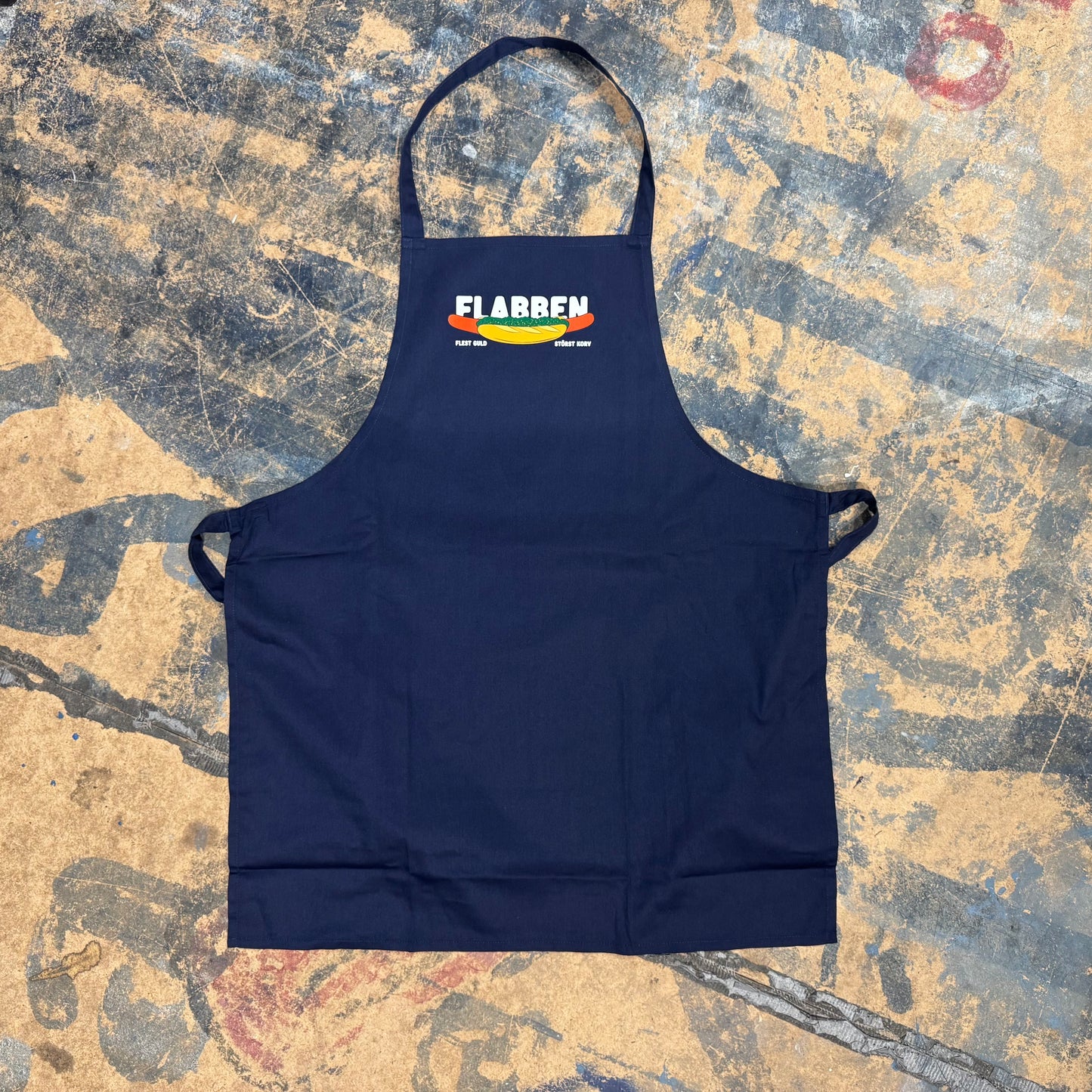 FLABBEN - Förkläde - Navy/korv