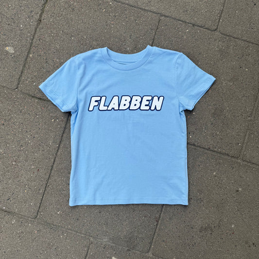 FLABBEN - Barn T-shirt - Himmelsblå