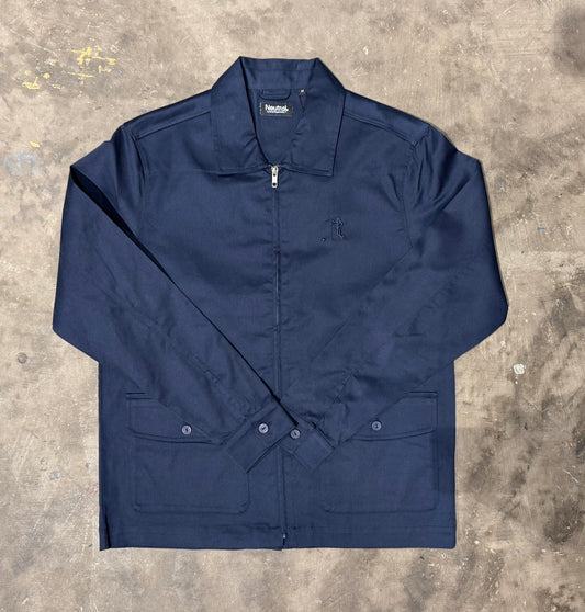 Bosse - Overshirt - Navy ton i ton