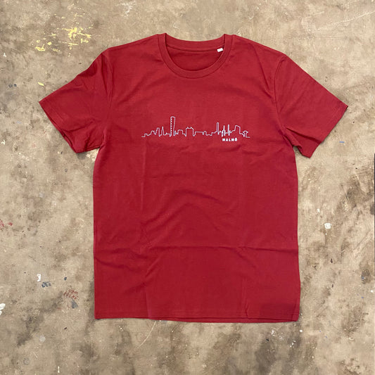 Skyline - T-shirt - Burgundy
